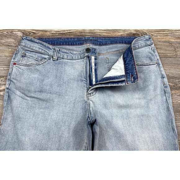 Peace Love World Womens 16~38x32 Flare Leg Denim Blue jeans Boho Hippie Festival - Picture 4 of 14